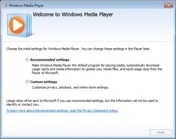 Windows media player version 12